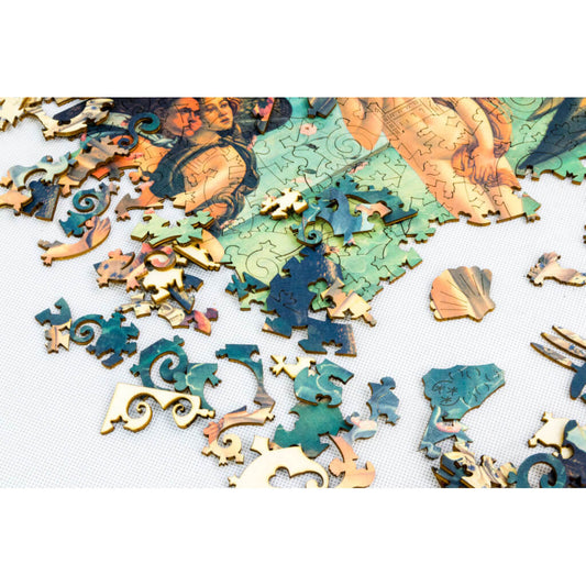 Puzzle in legno Punti di riferimento del mondo 505 pezzi Viaggi